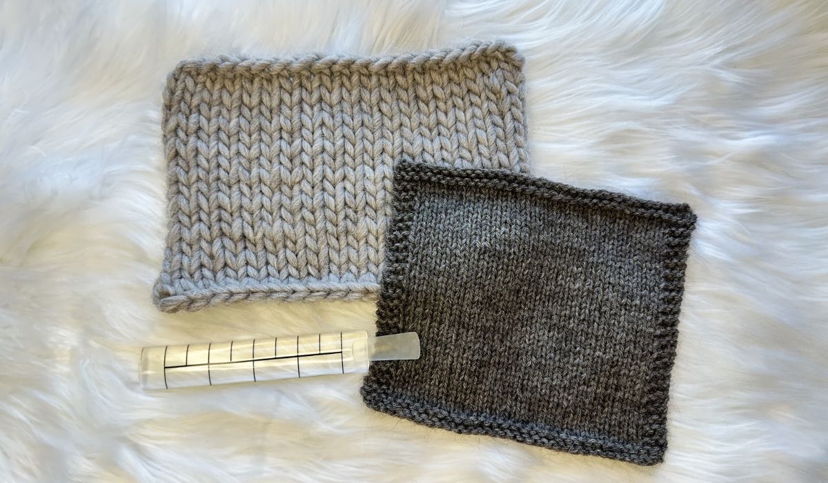 Knitting a Gauge Swatch to Ensure Fit and Accuracy