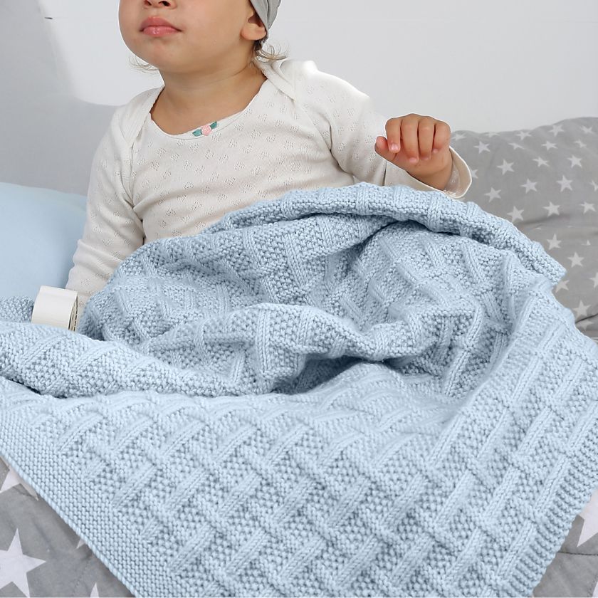 Knitting Pattern Utopia Baby Blanket 