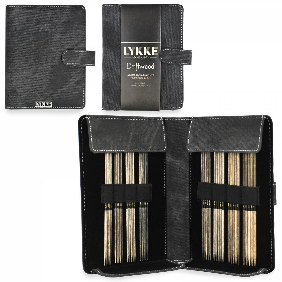 Lykke Double-Pointed Wooden Needle Set