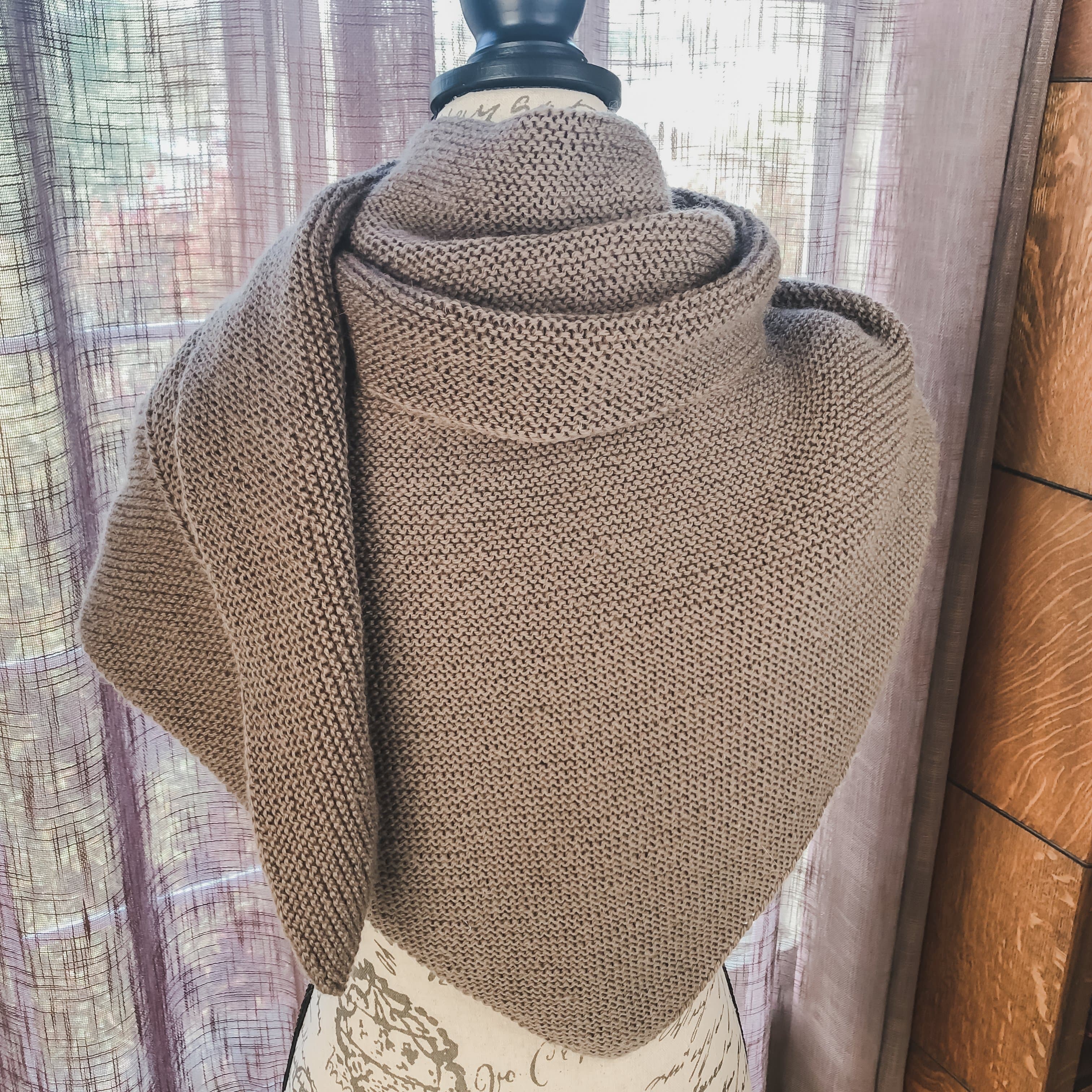 Simple Garter Stitch Wrap