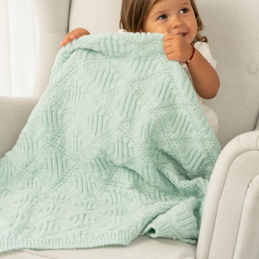 Bella Baby Blanket + FREE BONUS book of baby patterns!* - The Dizzy Knitter