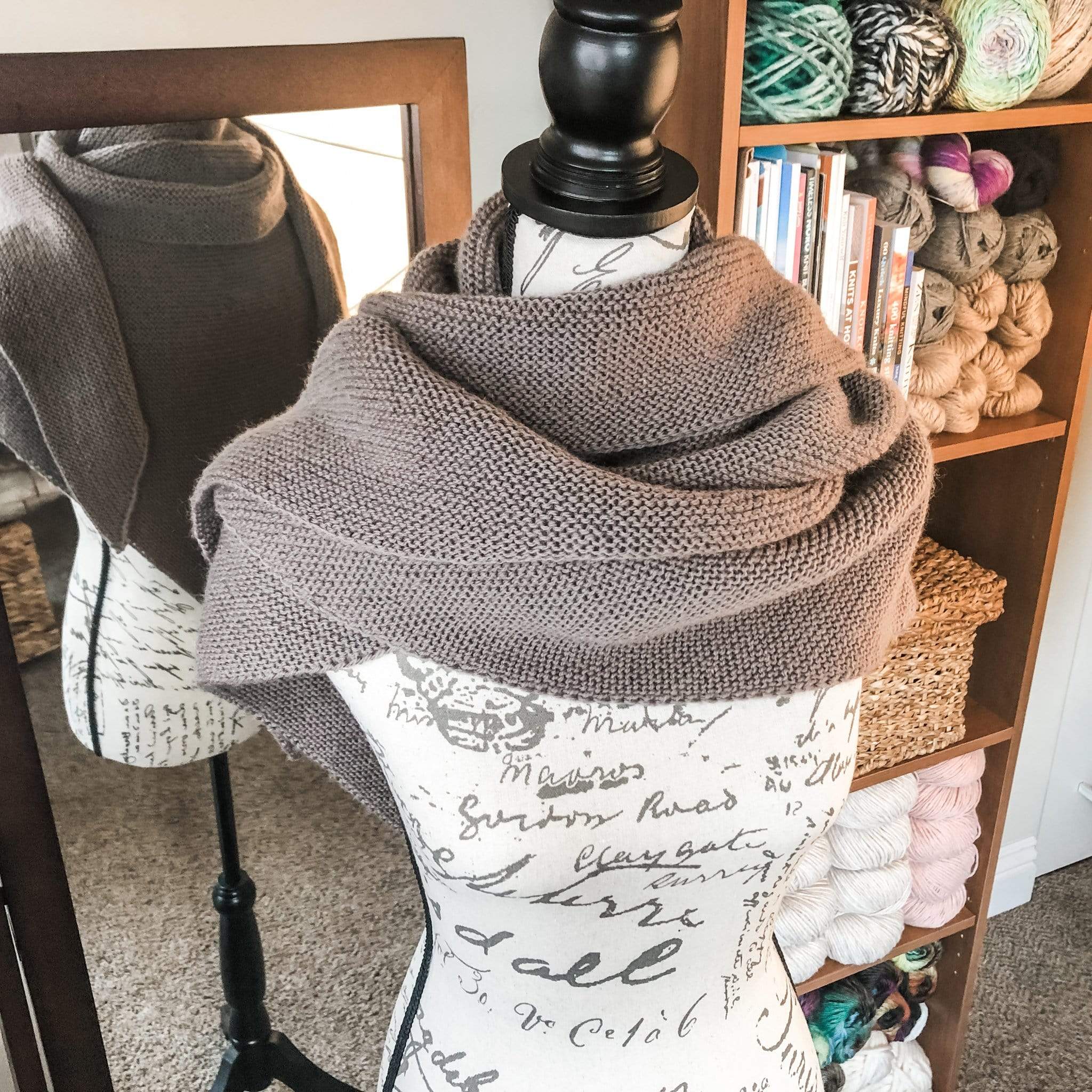 Simple Garter Stitch Wrap